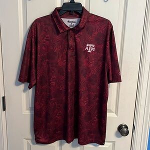 Men’s XL A&M floral polo!